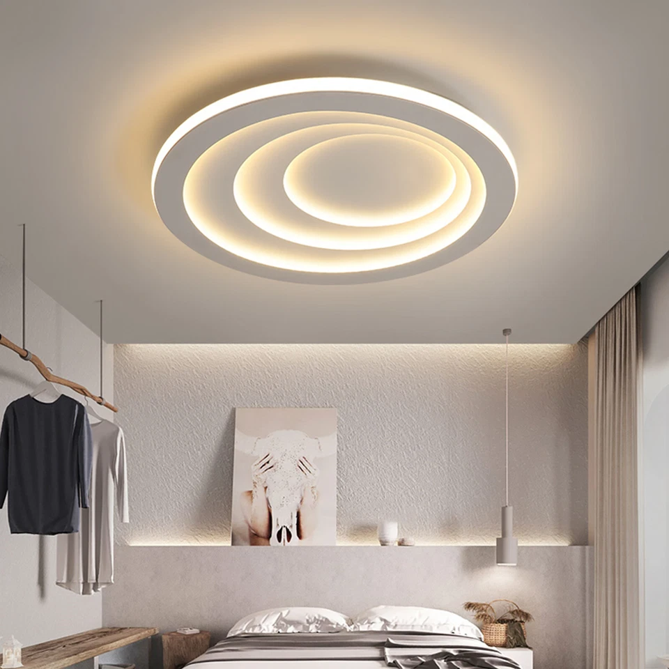 Lámpara Colgante Moderna Luz LED de Techo para Salón Dormitorio Pasillo Lámpara Foto 3 de 4