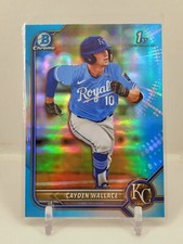 NON AUTO 2022 Bowman Chrome 1st Cayden Wallace Sky Blue Refractor Royals RC C2