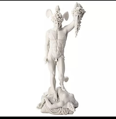 Perseus Beheading Medusa Greek Gods Statue, Marble Polyresin, - Picture 5 of 10