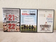21 Jump Street 1&2, Big Lebowski, Zombieland, Death At A Funeral, & Forest Gump