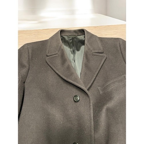 Vintage Pendleton Country Traditionals Wool Overcoat 46L Black USA Made - Picture 5 of 9