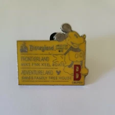 Disneyland B Ticket Mickey Disney Trading Pin New