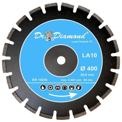 Asphalt Diamanttrennscheibe Laser,10 mm Diamantscheibe LA10 400mm,Bohrung 20,0mm