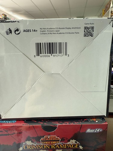 My Hero Academia CCG: Crimson Rampage Sealed Booster Box of 24 Packs : TCG Cards - Foto 2 di 3