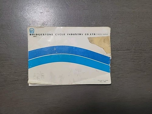 Vintage Bridgestone 100 G/P 100 TMX Motorcycle Manual M8100E - Picture 11 of 11