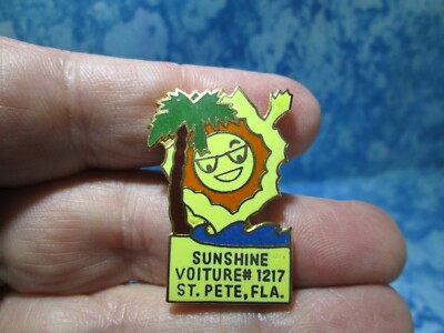 Sunshine Voiture #1217 ST PETE, FLA. Vintage Lapel Pin - Legion? - /4A