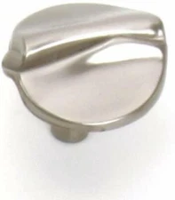 Laurey 37828 1-3/8-Inch Garbow Knob, Satin Nickel