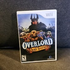 Overlord Dark Legend (Nintendo Wii 2009) CIB Complete in Box Game