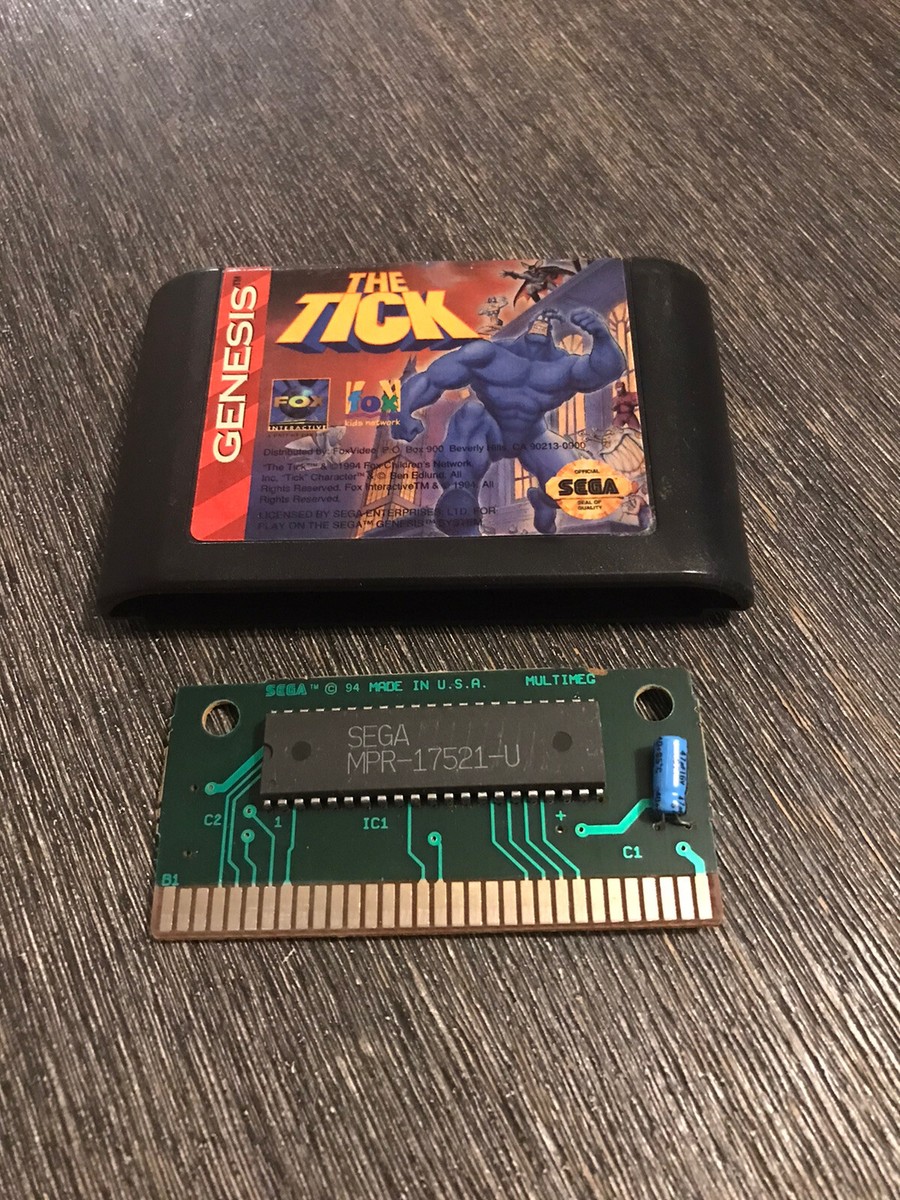 The Tick (Sega Genesis, 1994) Authentic And Tested 86162700668| eBay