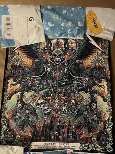 Metallica Europe Pop-Up Poster - Hand Numbered 76/90 ✅ SOLD OUT 🚨 - Picture 4 of 4