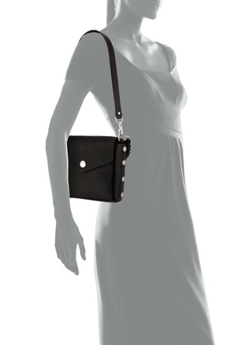 Rag & Bone Black Atlas Chain Handle Shoulder Italian Calf Leather Bag - NWT - Picture 12 of 12