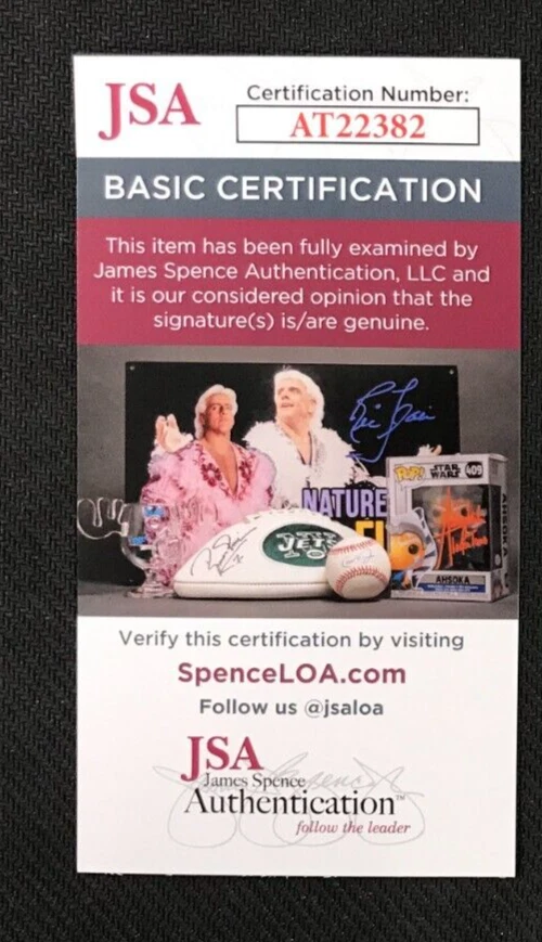 Mike Menosky Signed 3x5 Card JSA Cert w/COA MLB Senators/Red Sox (d.1983) RARE! - Image 4 of 4