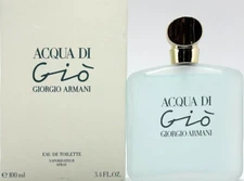 GIORGIO ARMANI ACQUA DI GIO Eau De Toilette Spray 3.4 Oz / 100 ml DISCONTINUED!