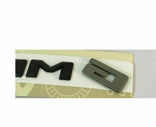 1X NEW BLACK S A.M.G TRUNK BADGE FENDER EMBLEM CHROME FIT ALL CARS DECAL - Foto 4 di 6