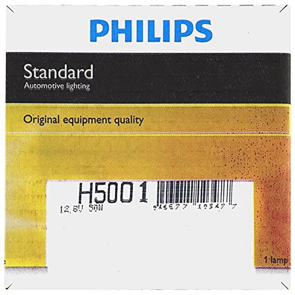 H5001+H5006 Philips 4PCS Headlight Light Bulbs Hi/lo Beam For BMW 530i 1977 - Image 3 of 4