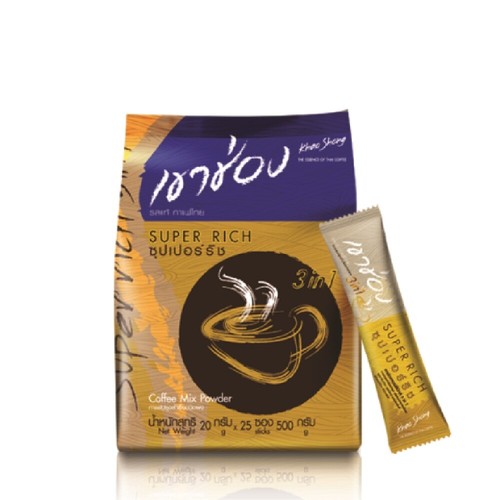Coffee 3 in 1 Mix Powder Instant Stick Khao Shong Thai Flavor Mocha Cappuccino - Picture 20 of 31