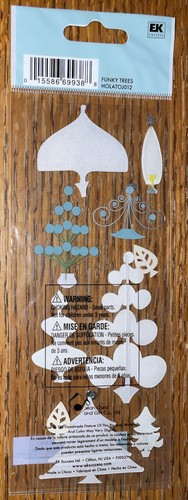 Jolees Funky Crazy Trees Christmas Holidays Decorative Forrest Scrapbook Sticker - Picture 3 of 3