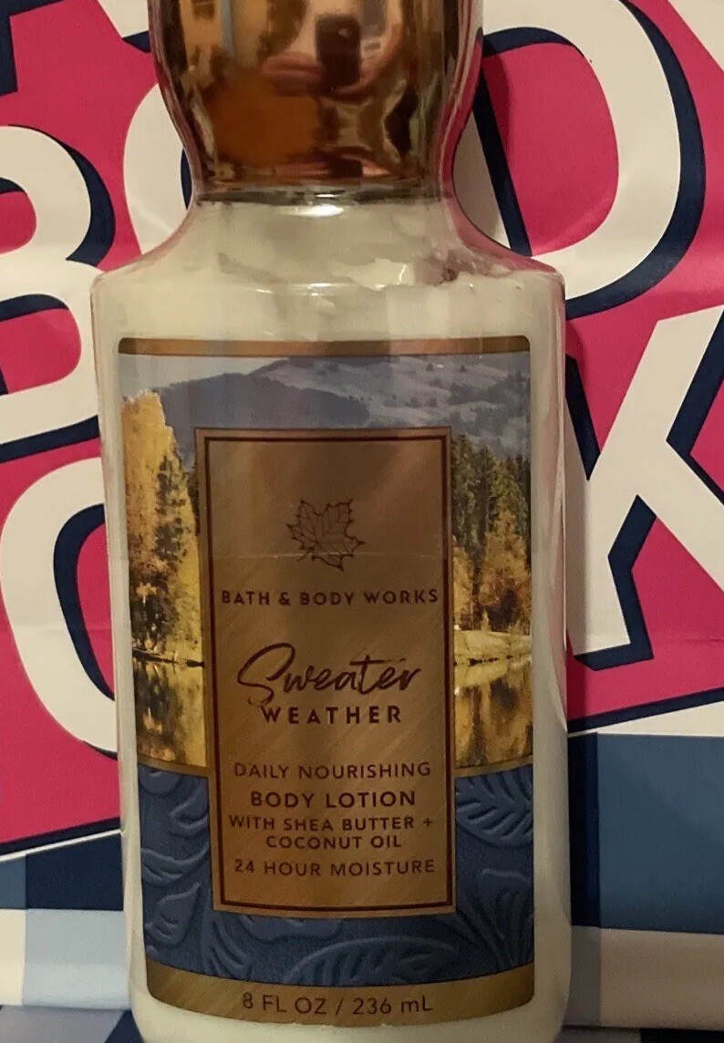 “Sweater Weather” 8 Oz 24 HR Moisture BODY LOTION -BATH & BODY WORKS.SHIPS FREE