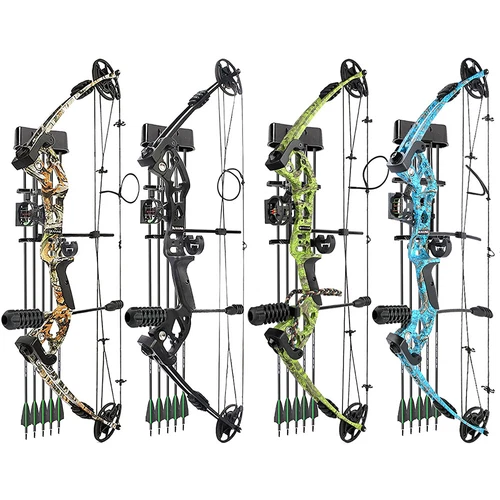 Adjustable 30-60lbs Compound Bow Set Archery Hunting Right Left Shooting Fishing - Picture 14 of 42