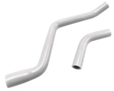 2 WHITE Derbi Senda 50 SM Racing Special Radiator Water Tubes 2018 2019