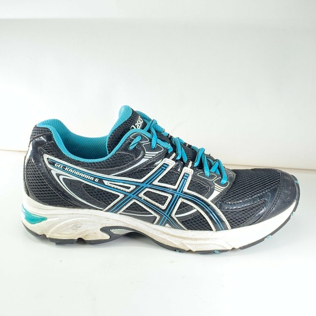 ASICS GEL Kanbarra 6 Running Training Shoes Womens Size 9 Black Blue T188N  for sale online | eBay