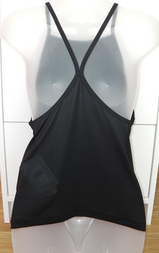 BNWT REEBOK WOMENS BLACK SPEEDWICK TANK SMALL 8/10 NEW YOGA PILATES GYM RUNNING - Picture 7 of 8