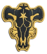 *Legit* Black Clover Anime Black Bulls Emblem Iron On Authentic Patch #44396