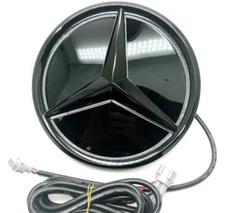 For 2019-22 Mercedes Benz W205 W177 Illuminated Mirror Star Emblem Grille Badge