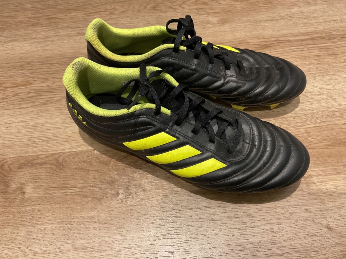 Adidas Copa F/G Football Boots BB8091 Black/Yellow Mens UK