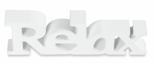 3er Set Schriftzug Holz Love/Relax/Home weiß braun schwarz MDF Buchstaben Deko - Bild 9 von 12