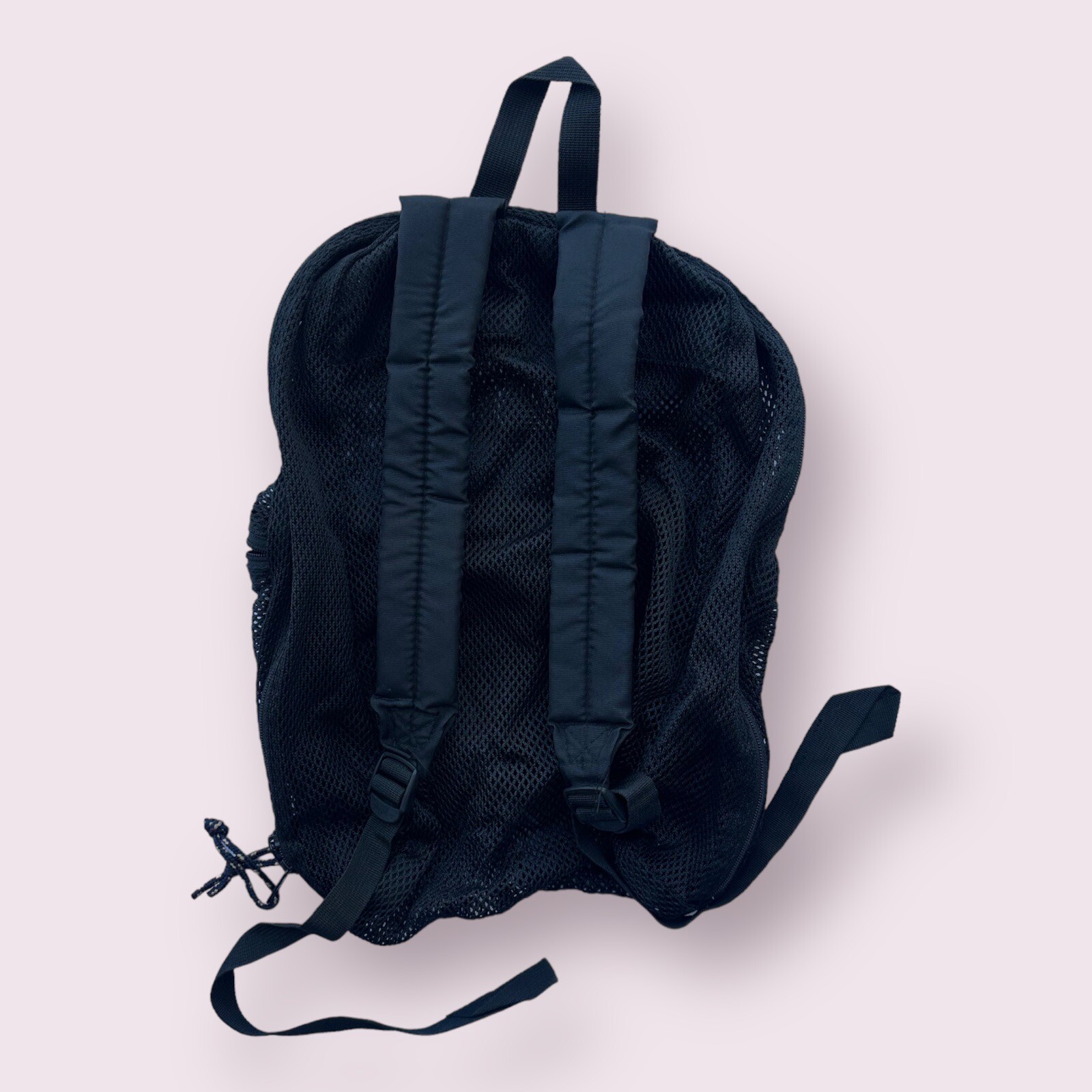 Vintage Jansport Mesh Backpack 90s Full Zip Hiking Outdoors RARE Utility image 2