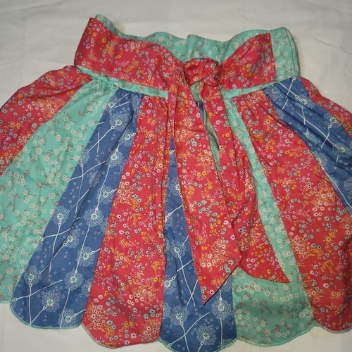 Matilda Jane Girls Size 6 Multicolor Pretty Floral 14" Skirt with Liner - Picture 2 of 8
