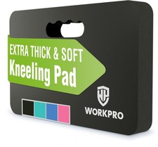 Extra Thick Workpro Kneeling Pad Black NBR Foam Cushioning Large Knee Pad