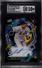 2023 Topps Cosmic Chrome Mark Vientos Black Eclipse Refractor Rookie Auto SGC 10