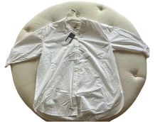 Universal Thread Women’s White Casual Button Down Shirt Oversized Fit Size XL
