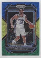 2022-23 Panini Prizm Choice Blue Yellow & Green Prizm Georges Niang #24 5ub