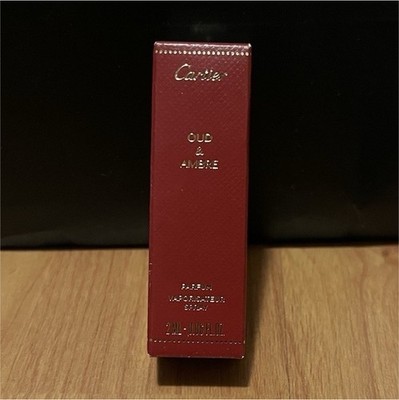 Cartier Oud & Ambre Parfum Spray Sample 2 ml Vial - Oud & Amber Scent
