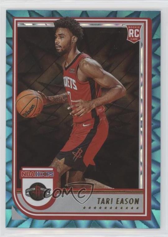 2022-23 Panini NBA Hoops Rookies Teal Explosion Tari Eason #247 Rookie RC 0nr3
