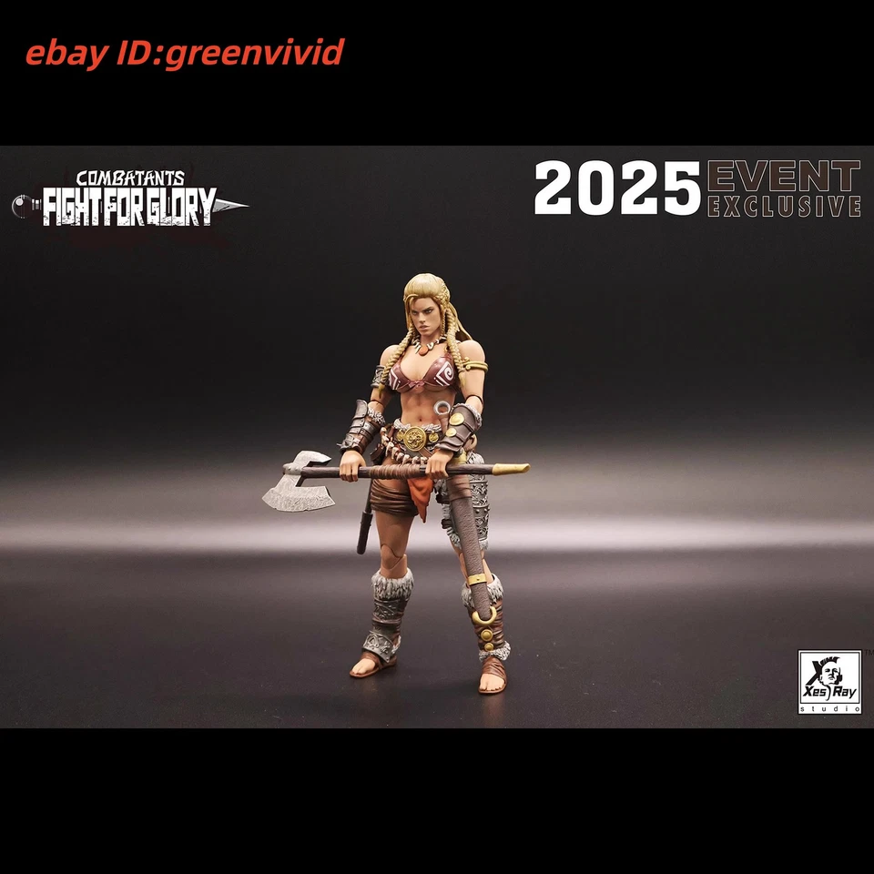 Figura de acción 1/12 Xesray Studio Fight for Glory Combatants exclusiva Gold Hildr Foto 4 de 4