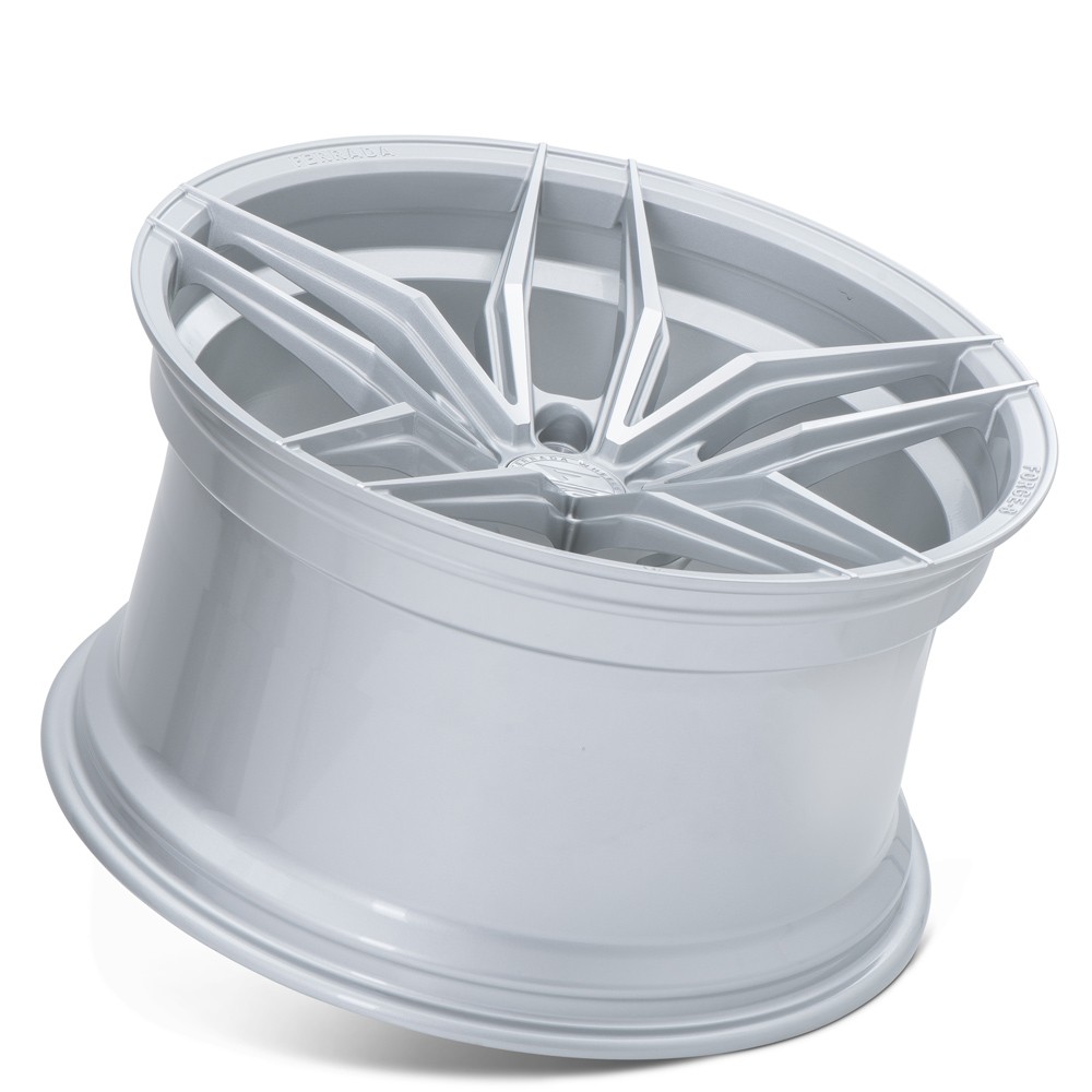 20" FERRADA F8-FR5 SILVER FORGED CONCAVE WHEELS RIMS FITS AUDI R8
