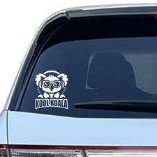 Kool Koala Bumper Sticker Car Truck SUV Van Pets Zoo Vinyl Decal -FREE SHIPPING 