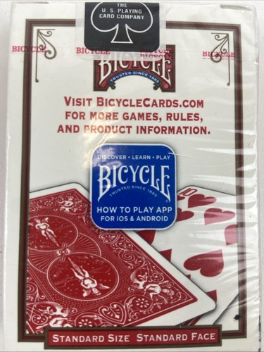 Carte da gioco Bicycle Poker mazzo completo ©2020 rosso made in USA sigillate - Foto 2 di 6