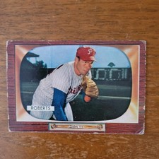 1955 Bowman Baseball Robin Roberts #171 Philadelphia Phillies Nice Vintage Card