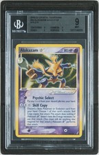 Pokemon BGS 9 Alakazam Gold Star #99 Holo Ex Crystal Guardians 2006 English