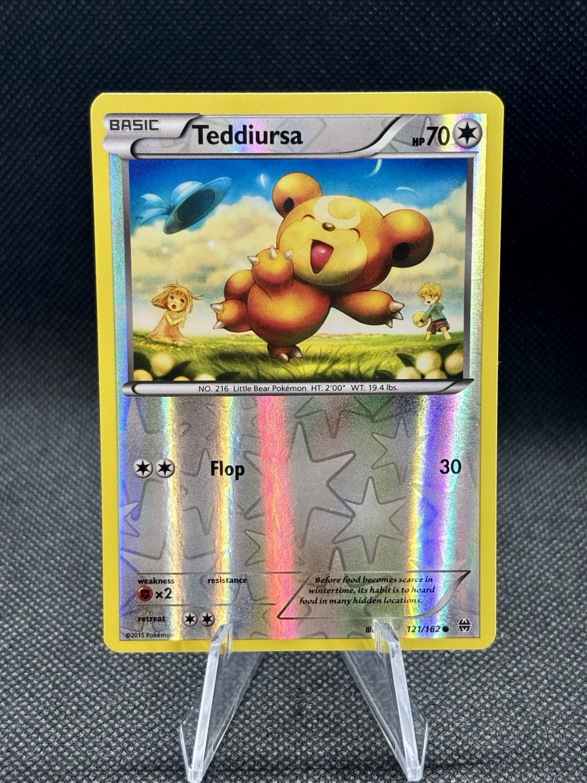 Pokemon XY - BREAKthrough 121/162 Teddiursa Reverse Holo