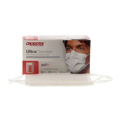 Level 3 Earloop Face Mask White FogFree Fluid Resistant 25/40 Multiple Packs