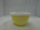 Vintage Pyrex 401 Mixing Bowl Yellow Stripe 1 1/2 Pint