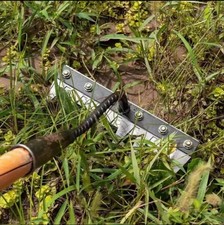 1 Pc 5 Teeth Carbon Steel Garden Hand Rake For