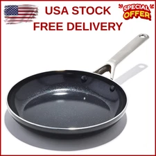OXO Agility Ceramic 10" Frying Pan Skillet, 3-Layered German Engineered Nonstick