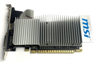 MSI NVIDIA GeForce 210 1GB DDR3 (N210-MD1GD3H/LP) Grafikkarte HDMI/DVI/VGA